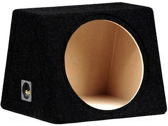 BASSER zárt mélyláda 30cm-es hangszóróhoz fekete üres mélyláda 0