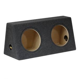 BASSER Dupla zárt láda 25cm-es hangszóróhoz szürke 