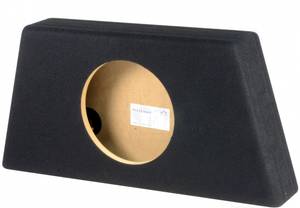 BASSER zárt mélyláda 25cm-es hangszóróhoz fekete 