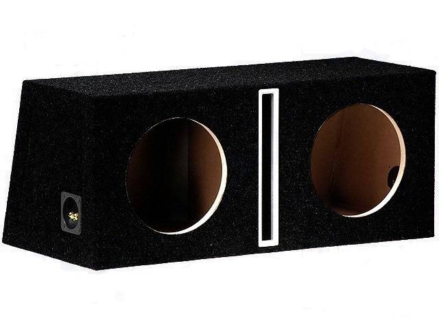 BASSER Dupla 25-ös reflex láda fekete üres mélyláda 0