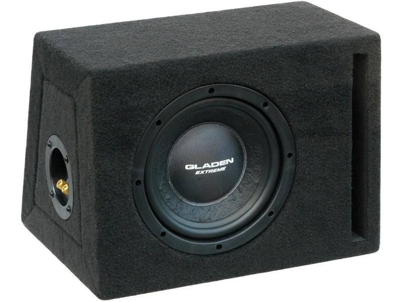 Gladen Audio RS 08 Extreme BR autóhifi subwoofer reflex ládában bassreflex mélyláda 0