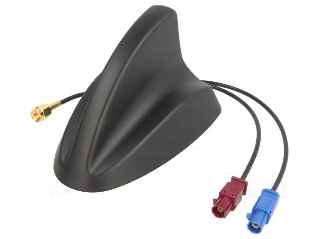ACV SHARK GPS GSM WiFi FME (f) SMA (m) SMB (f) 5m fekete GPS antenna és Navi Box 0
