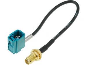 Autohifi-City GPS adapter Fakra aljzat SMA-B dugó 0,15m  Autó antennák és kiegésszítők