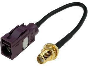 Autohifi-City GPS adapter Fakra aljzat SMA-B dugó 0,15m  Autó antennák és kiegésszítők