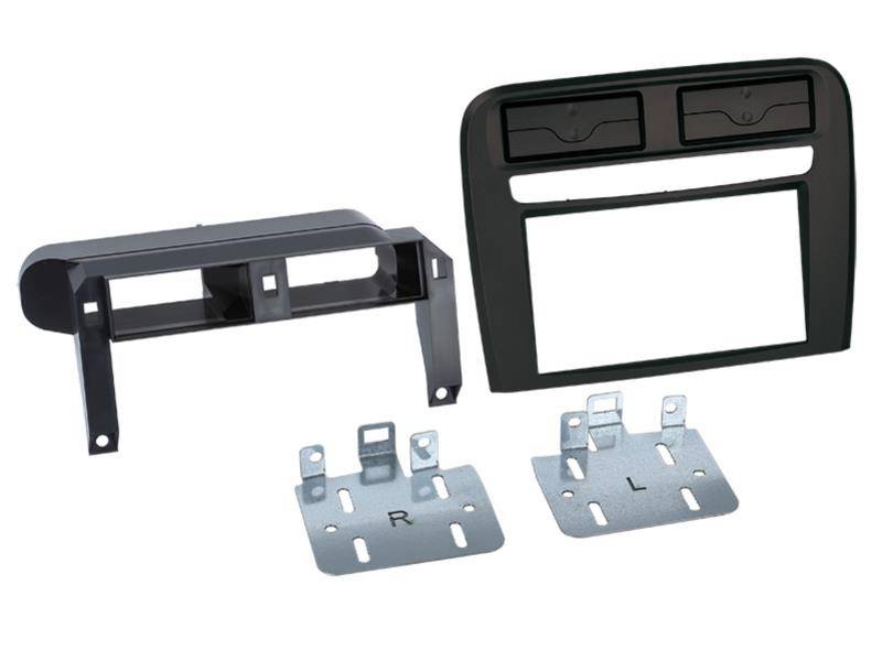 ACV Fiat Grande Punto 2005-2010 fekete dupla DIN rádió beépítő keret 381094-14-2 Autospecifikus rádiókeret 2DIN 0