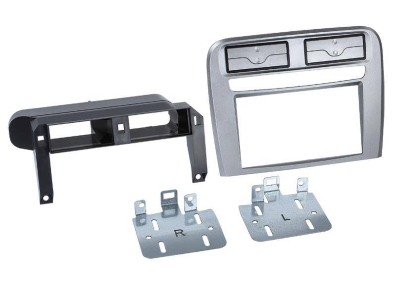 ACV Fiat Grande Punto 2005-2010 anthracit metál dupla DIN rádió beépítő keret 381094-14-1 Autospecifikus rádiókeret 2DIN 0
