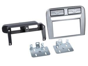ACV Fiat Grande Punto 2005-2010 anthracit metál dupla DIN rádió beépítő keret 381094-14-1 Autospecifikus rádiókeret 2DIN