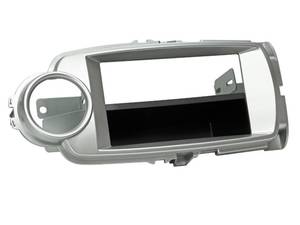 ACV Toyota Yaris (XP13) 2011.10-2014.07 autórádió beépítő keret Ezüst 281300-25-1 Autóspecifikus kiegésszítők