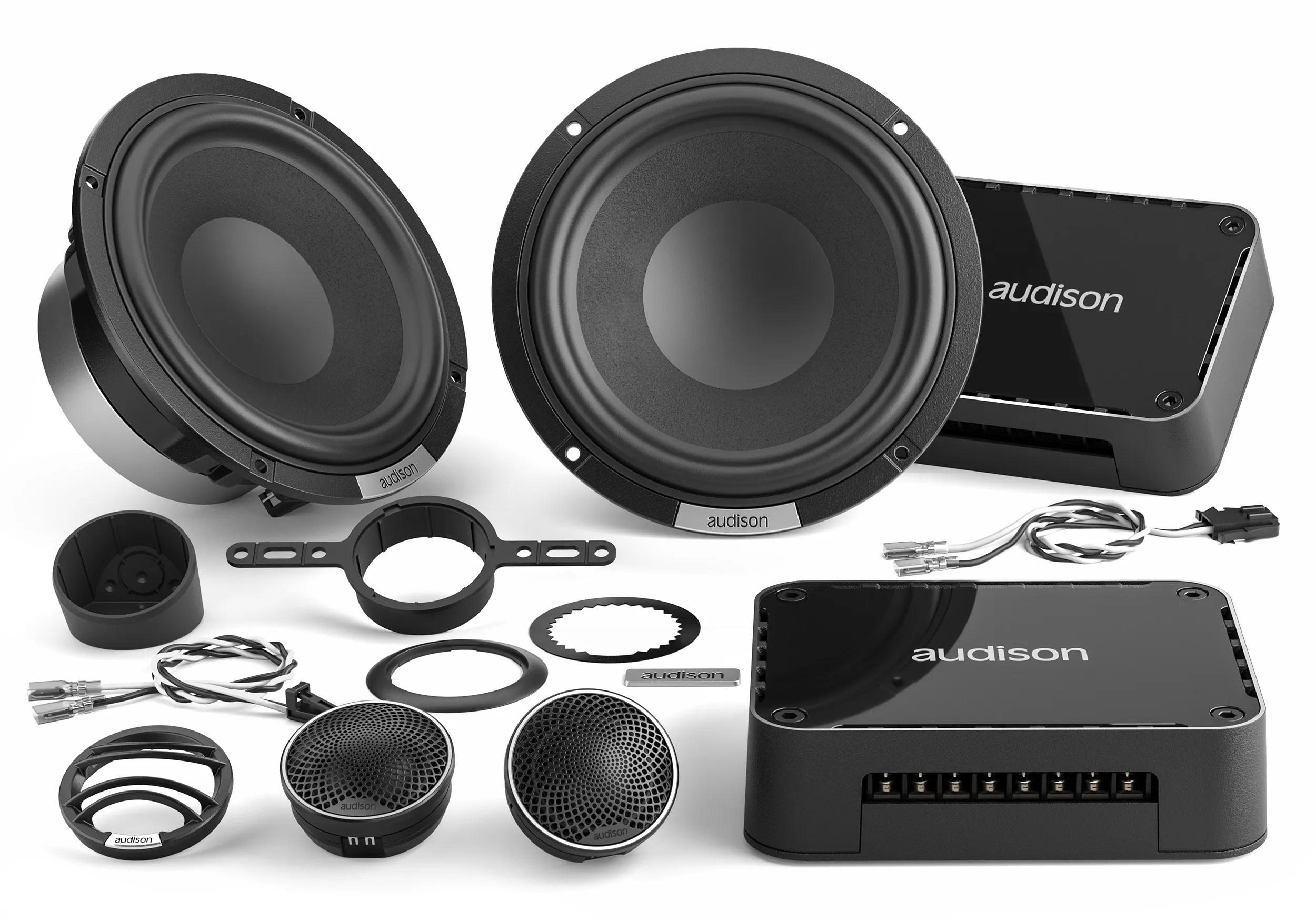 Audison AVK 6A P II - VOCE II Hi-Res MINŐSÍTÉSŰ AUDIOPHILE HANGSZÓRÓ SZETT PASSZÍV HANGVÁLTÓVAL 16 cm-es elsőszett 0