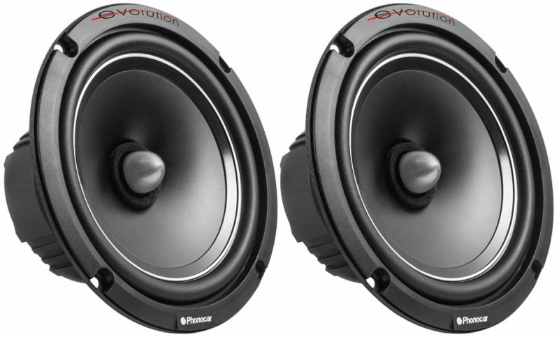Phonocar 02627 Evolution széria Közép-mély hangszóró, 16,5cm, 200W Kick Bass hangszóró 0
