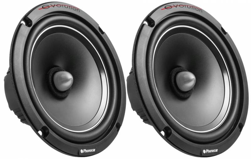 Phonocar 02625 Evolution széria Közép-mély hangszóró, 16,5cm, 140W Kick Bass hangszóró 0