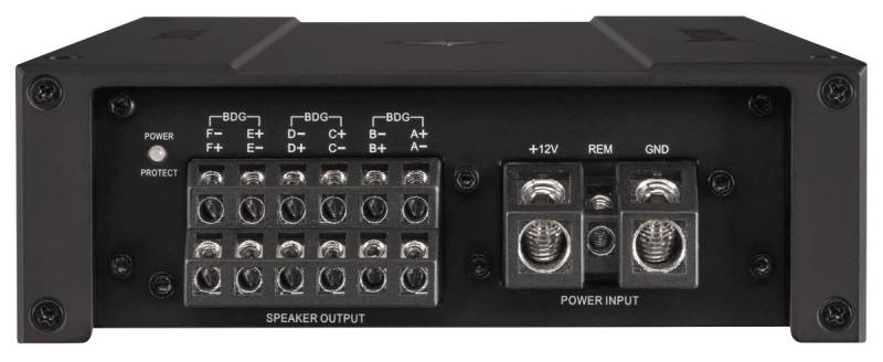 Helix M SIX 6 csatornás autóhifi erősítő 0