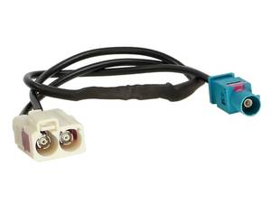 ACV FAKRA - Dupla Fakra (fehér) antenna adapter kábel egyenes   Autó antennák és kiegésszítők