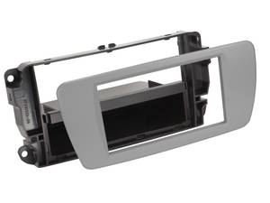  Seat Ibiza autórádió beépítő keret 1 DIN fiókkal 281328-06-4 Autospecifikus rádiókeret 1DIN