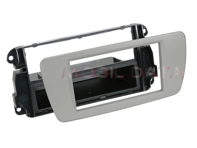Seat Ibiza aut?r?di? be?p?t? keret 1 DIN fi?kkal gumi bor?t?ssal 291328-06-x Autospecifikus rádiókeret 1DIN 0