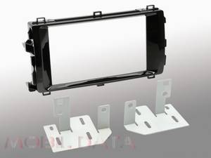 Autohifi-City Toyota Auris (E15UT/E15UTN/HE15U) 2013.01-után 2 DIN autórádió beépítő keret 381300-24 Autospecifikus rádiókeret 2DIN