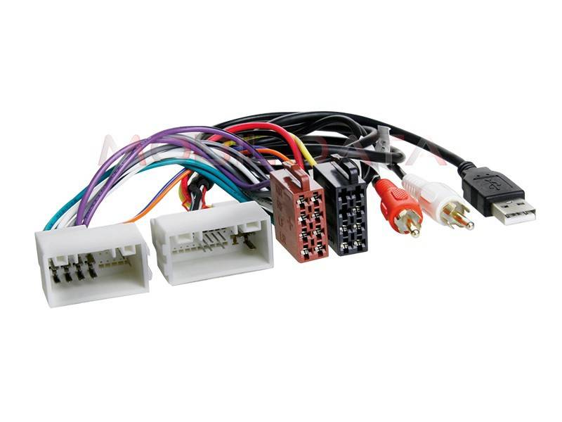 Hyundai iX35 - ISO kábel AUX bemenettel és USB-vel 552173 Autóspecifikus ISO csatlakozók 0