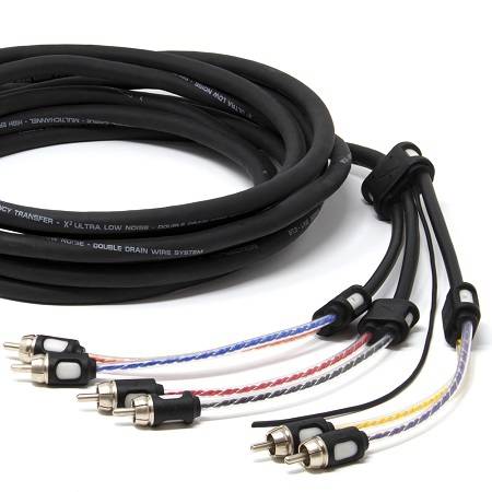 Connection BT6 550 6 csatornás RCA autóhifi RCA kábel 0