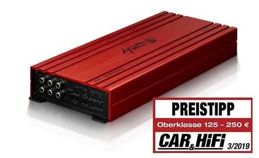 Spectron SP-N5500 Class-D Erősítő 4x75 + 1x200 W 5 csatornás autóhifi erősítő 0