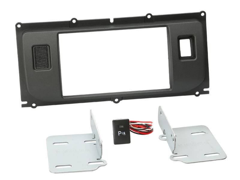 Land Rover Evoque 2011.09-> dupla DIN aut?r?di? be?p?t? keret PDC kapcsol?val 381260-06-1 Dupla DIN rádió beszerel? keretek 0