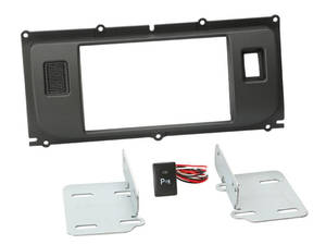  Land Rover Evoque 2011.09-> dupla DIN aut?r?di? be?p?t? keret PDC kapcsol?val 381260-06-1 Dupla DIN rádió beszerel? keretek