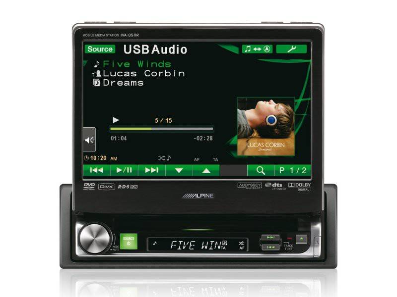 ALPINE IVA-D511R - 1DIN-es MOBIL MÉDIA ÁLLOMÁS Multimédia 0