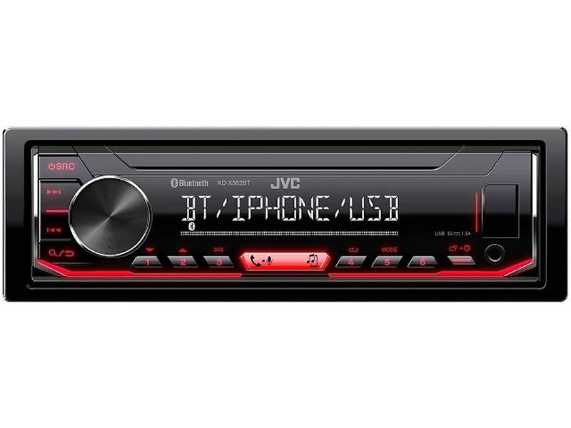 JVC KD-X362BT mechanika nélküli Bluetooth autórádió 0