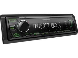 Kenwood KMM-105GY Digitális média vevő USB-vel, zöld gombvilágítással 0