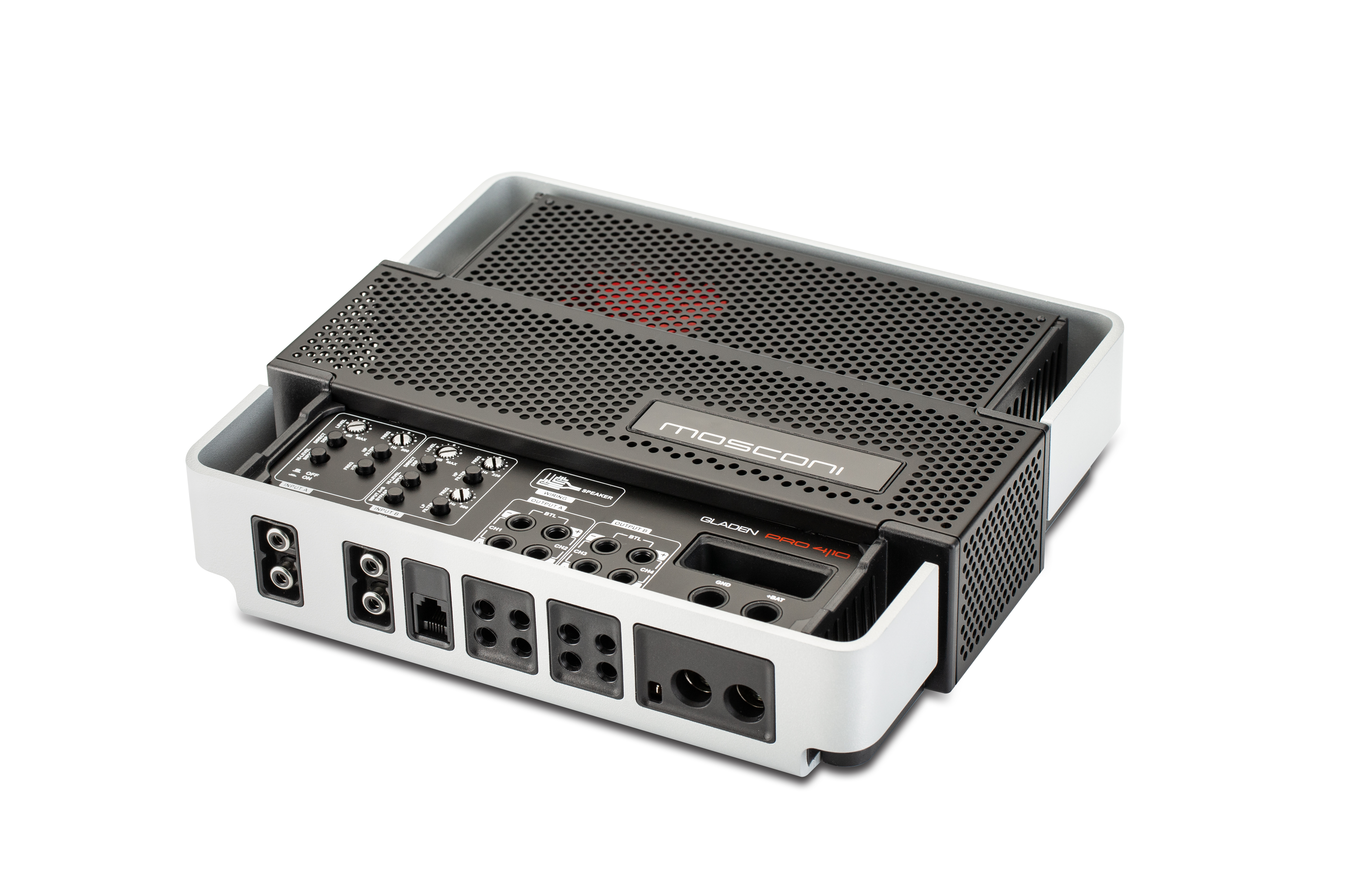 Mosconi PRO 4-10 4 csatornás autóhifi erősítő 4 csatornás autóhifi erősítő 4
