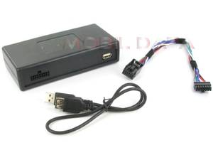  Peugeot MP3/USB illesztő Quadlock csatlakozóval szerelt rádiókhoz 44UPGS011 USB illeszt? gyári rádióhoz