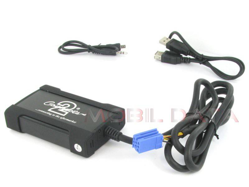 Renault MP3/USB/SD/AUX illesztő Mini ISO csatlakozóval szerelt rádiókhoz 44URNS003 USB illeszt? gyári rádióhoz 0