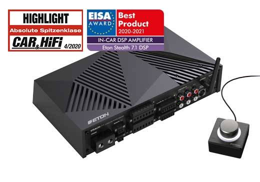 Eton STEALTH7.1DSP 8 csatornás autó erősítő 0