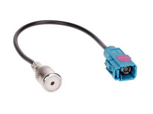  FAKRA h?vely - ISO h?vely OEM antenna adapter k?bel 520127  Autó antennák és kiegésszítők