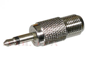 F aljzat - 3,5mm mon? jack dug? adapter  Autó antennák és kiegésszítők