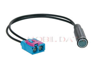  FAKRA Dupla h?vely - DIN h?vely OEM antenna adapter k?bel 520135-DUO  Autó antennák és kiegésszítők