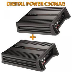 Hertz DIGITAL POWER csomag - DPower 1 + DPower 4 erősítő csomag akciós autóhifi csomag