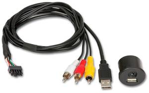 ALPINE KCU-1A Autospecifikus AUX adapter és Bluetoot egység