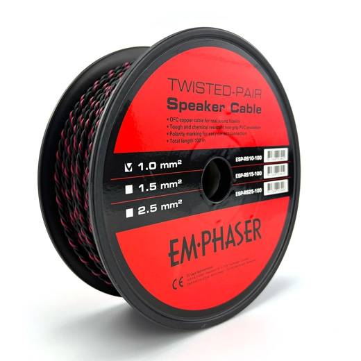 Emphaser ESP-RS10 2x1 twisted ofc réz hangszóró kábel autóhifi hangszóró kábel 0