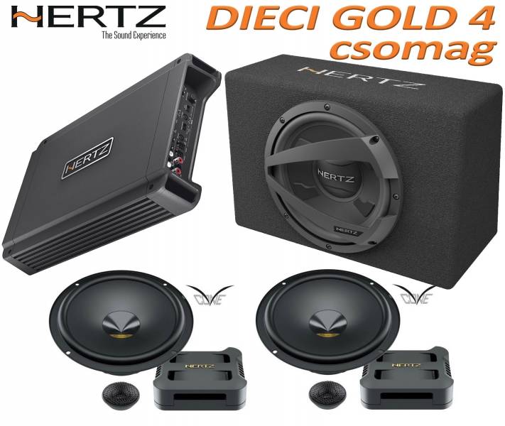 Hertz Dieci Gold 4  akciós autóhifi csomag 0