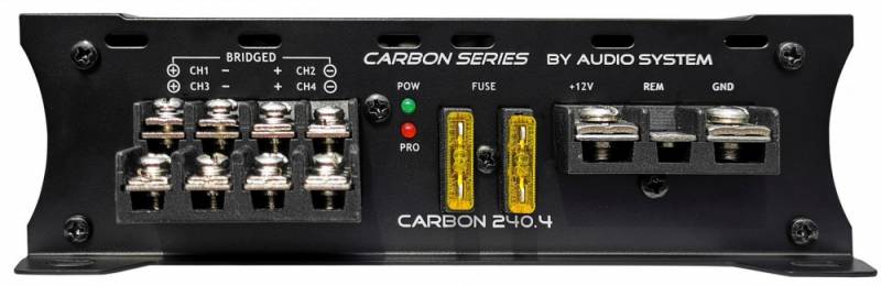 Audio System Carbon szériás 4 csatornás erősítő CARBON-240.4 4 csatornás autóhifi erősítő 0