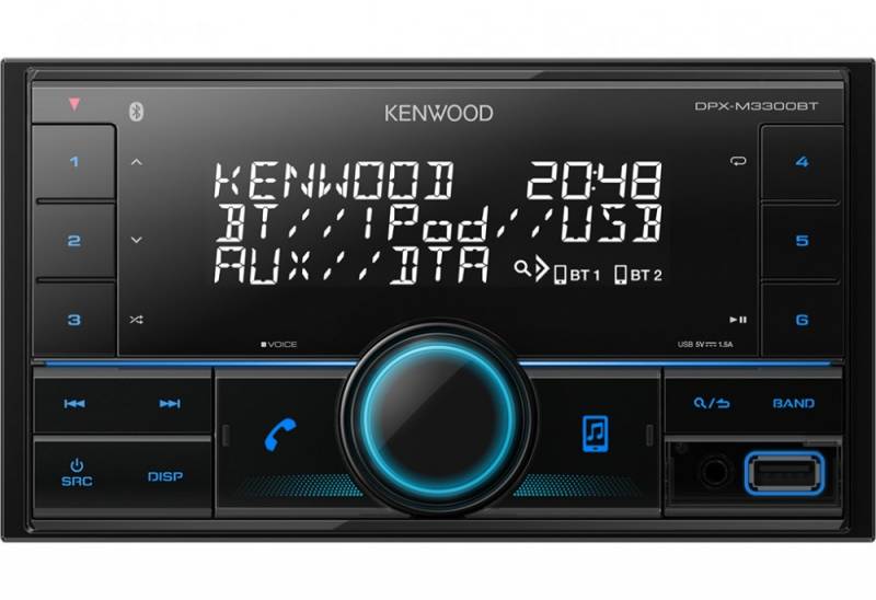 KENWOOD DPX-M3300BT 2din CD autórádió 0