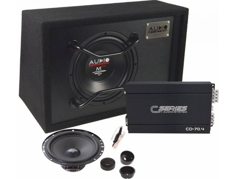 Audio System CO AUTÓHIFI SZETT M10 EVO BR + MX 165 EVO + CO-70.4 akciós autóhifi csomag 0