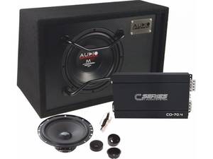 Audio System CO AUTÓHIFI SZETT M10 EVO BR + MX 165 EVO + CO-70.4 akciós autóhifi csomag