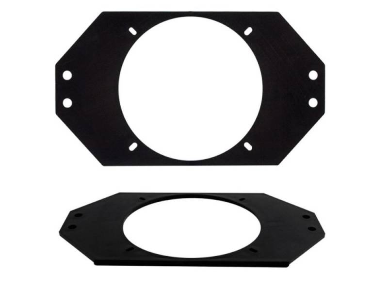Connects2 Jeep Wrangler 1997-2006 hangszóró kiemelő keret 100mm hangszóróhoz CT25JP02 Hangszóró beépítő keret 0