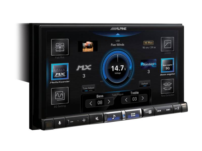 ALPINE ILX-705DM 2din CD autórádió 0
