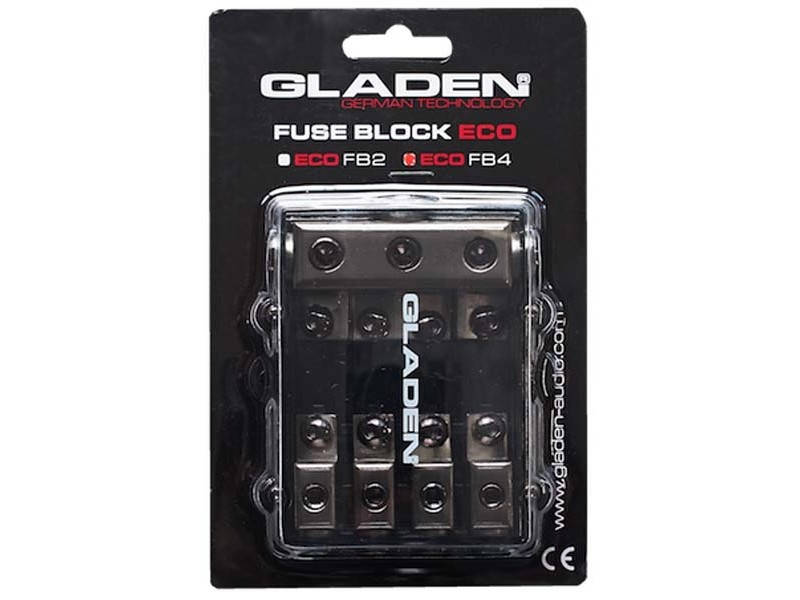 Gladen FB4 Mini ANL biztos?t?k tart? 4 biztos?t?khoz autóhifi biztosíték 0