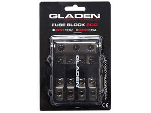  Gladen FB4 Mini ANL biztos?t?k tart? 4 biztos?t?khoz Szerelési anyagok erősítő bekötéséhez