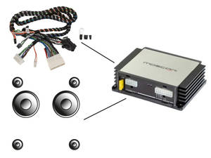  Gladen BMW Plug and Play hangrendszer G modellekhez gy?ri RAM egys?ggel GA-SU-BM-RAM BMW specifikus hangszórók