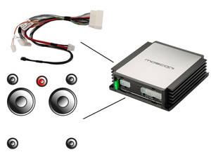  Gladen BMW Plug and Play hangrendszer F ?s G modellekhez S676 hangrendszerrel-GA-SU-BM-S676-C BMW specifikus hangszórók