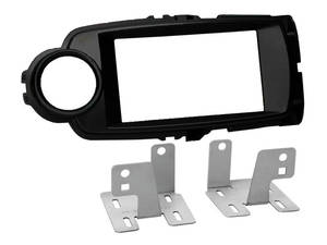  Toyota Yaris 2011-2014 dupla DIN aut?r?di? be?p?t? keret Fekete CT23TY57 Autospecifikus rádiókeret 2DIN